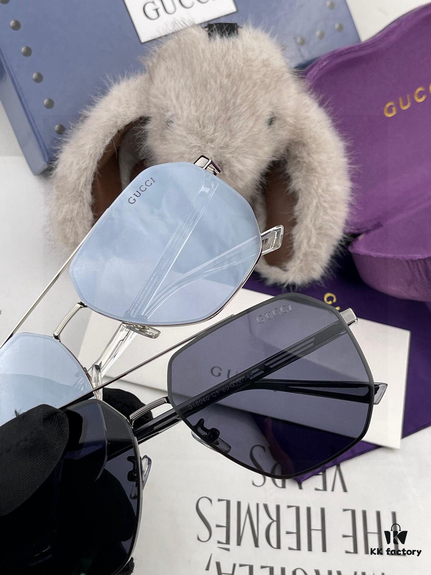 GUCCI Men's Colorful Pilot Polarized Sunglasses