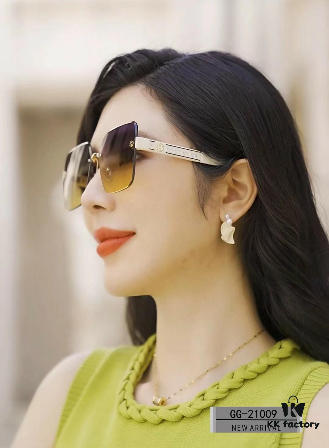 Italian Gucci - GUCCI, Polarized HD Resin Lenses, TR Frame Lightweight and Comfortable, Size: 57-16-148, New Model GG Sunglasses for Driving and Travel