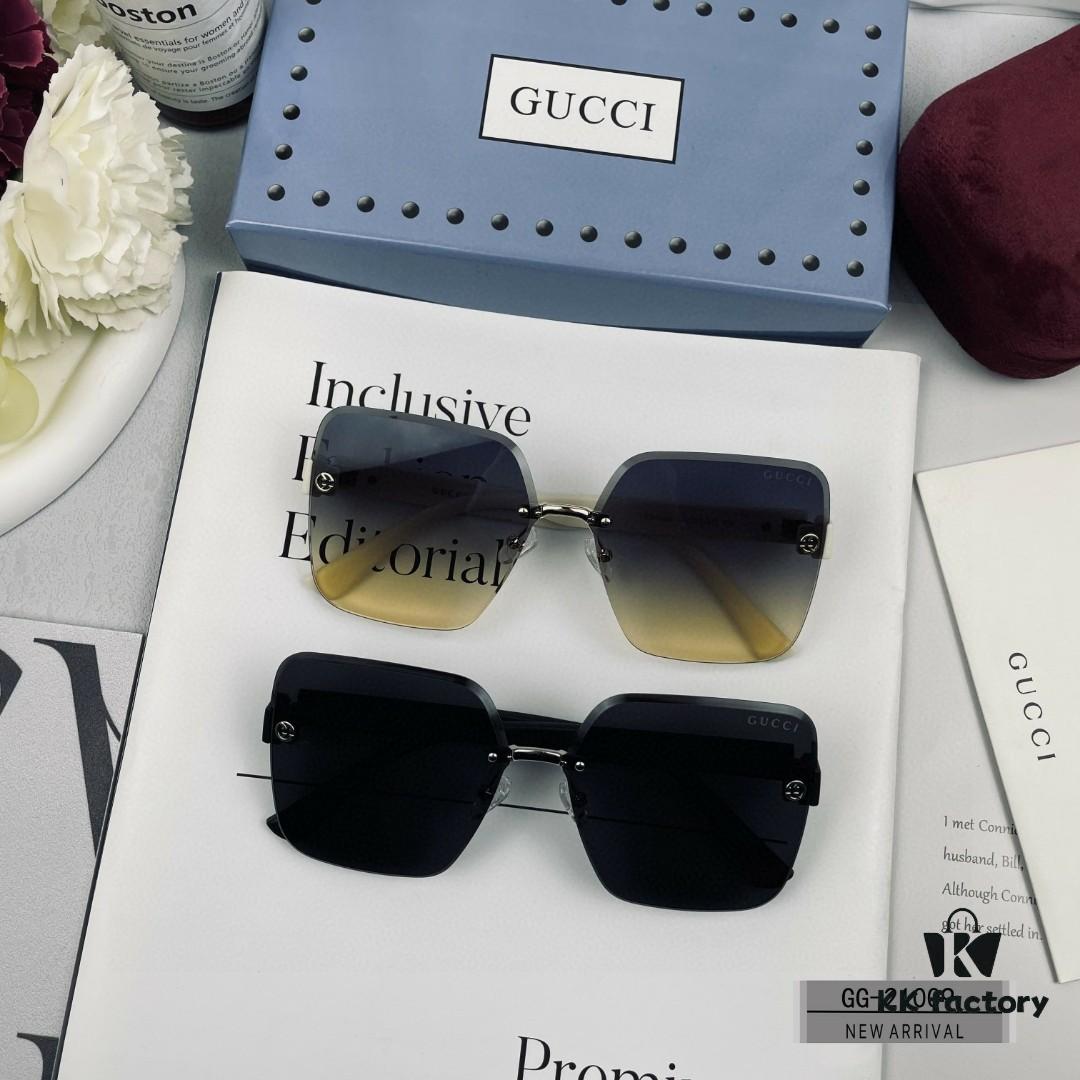 Italian Gucci - GUCCI, Polarized HD Resin Lenses, TR Frame Lightweight and Comfortable, Size: 57-16-148, New Model GG Sunglasses for Driving and Travel