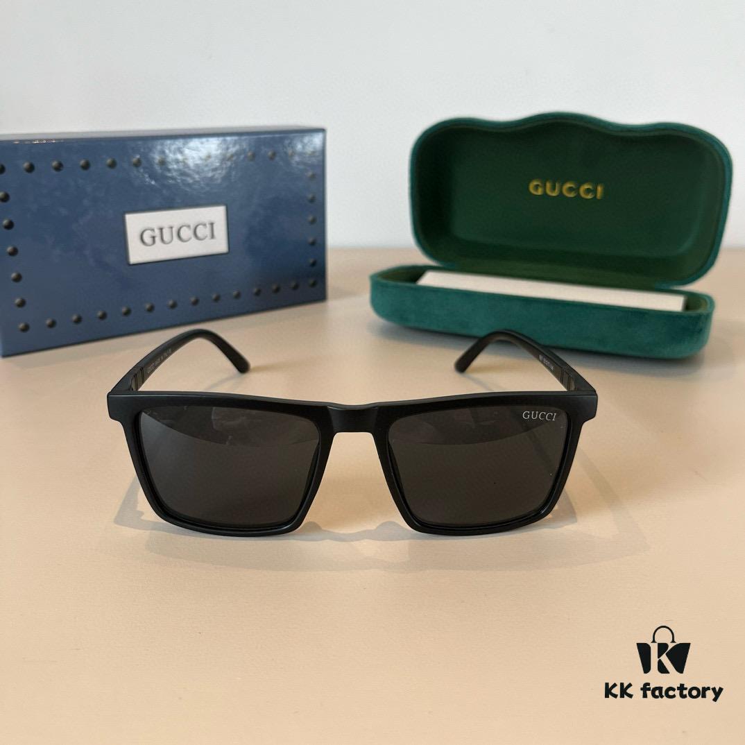 Gucci New Arrival Sunglasses, Polarized Unisex Shades with Bola Lenses, Stylish and Flattering for All Face Shapes