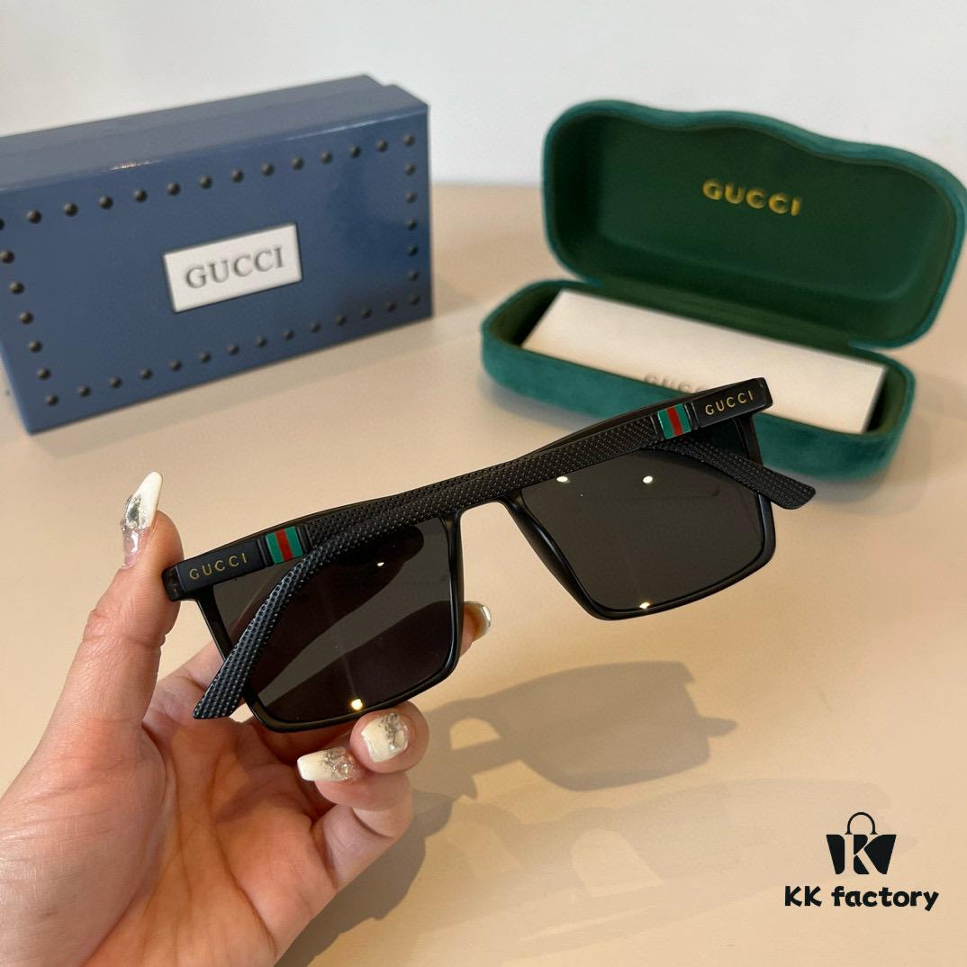 Gucci New Arrival Sunglasses, Polarized Unisex Shades with Bola Lenses, Stylish and Flattering for All Face Shapes