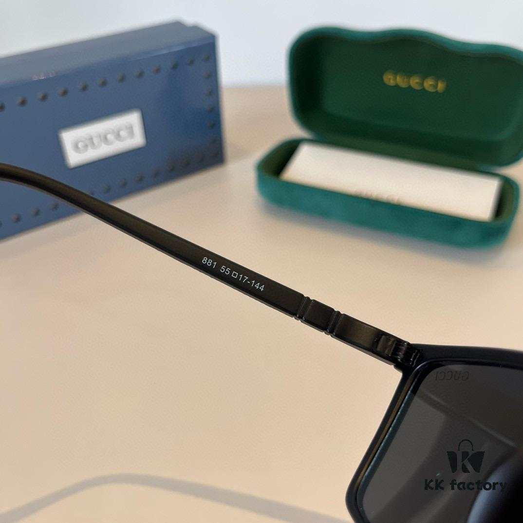 Gucci New Arrival Sunglasses, Polarized Unisex Shades with Bola Lenses, Stylish and Flattering for All Face Shapes