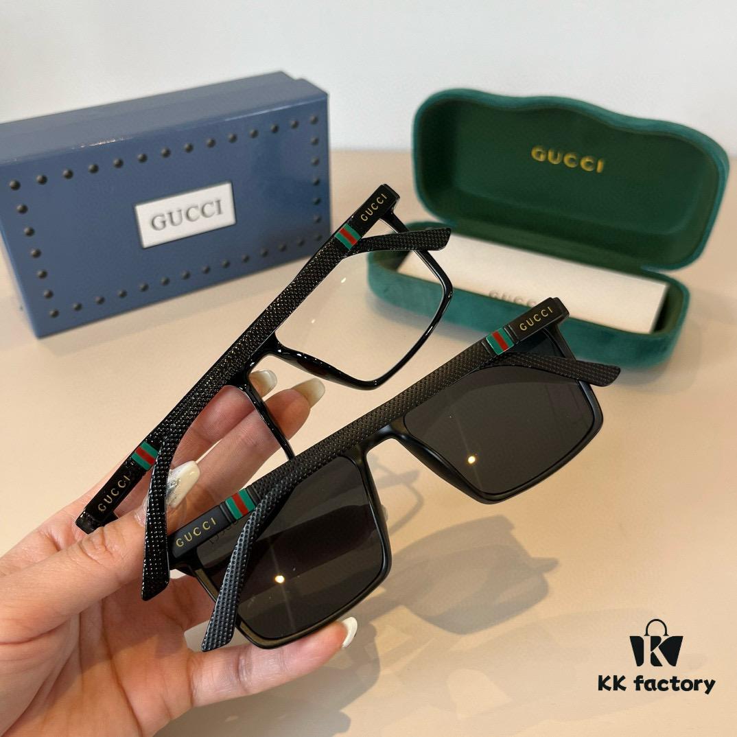 Gucci New Arrival Sunglasses, Polarized Unisex Shades with Bola Lenses, Stylish and Flattering for All Face Shapes