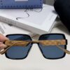 Gucci New Large-Frame Sunglasses for Women, Slimming Fashionable UV-Protective Square Sunglasses, Street-Style Vacation Eyewear