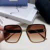 Gucci New Large-Frame Sunglasses for Women, Slimming Fashionable UV-Protection Square Sunglasses, Streetwear Style Vacation Eyewear