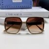 Gucci New Large-Frame Sunglasses for Women, Slimming Fashionable UV-Protection Square Sunglasses, Streetwear Style Vacation Eyewear