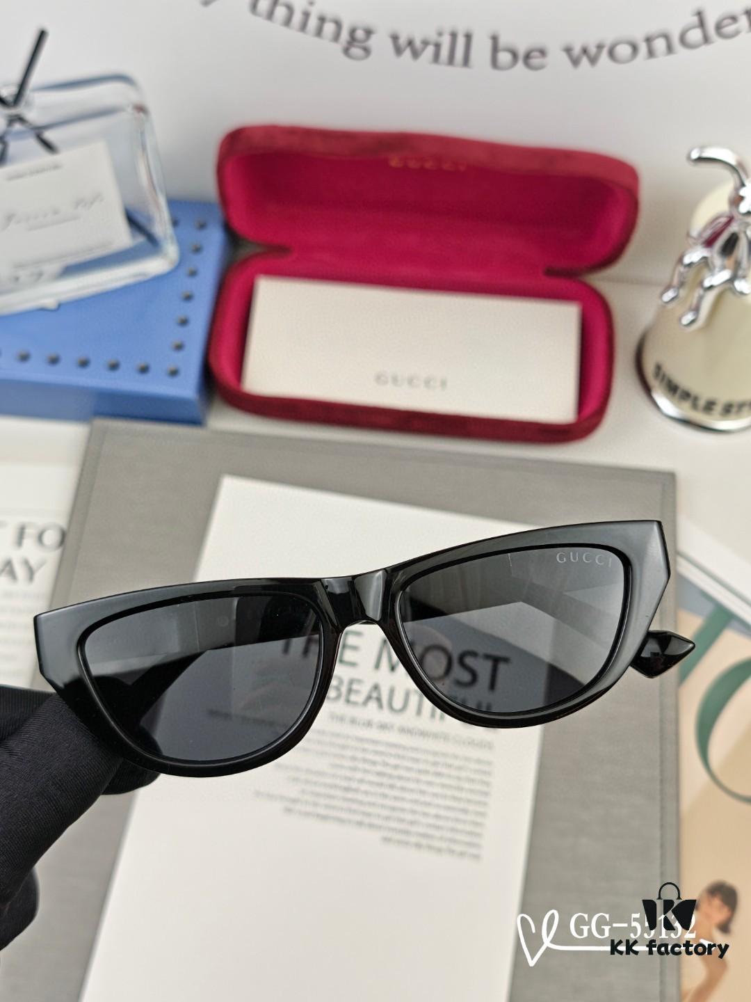 GUCCI Italy - Polarized TR Lightweight Sunglasses with High-Definition Resin Lenses, Model 55132, Size 57-16-148