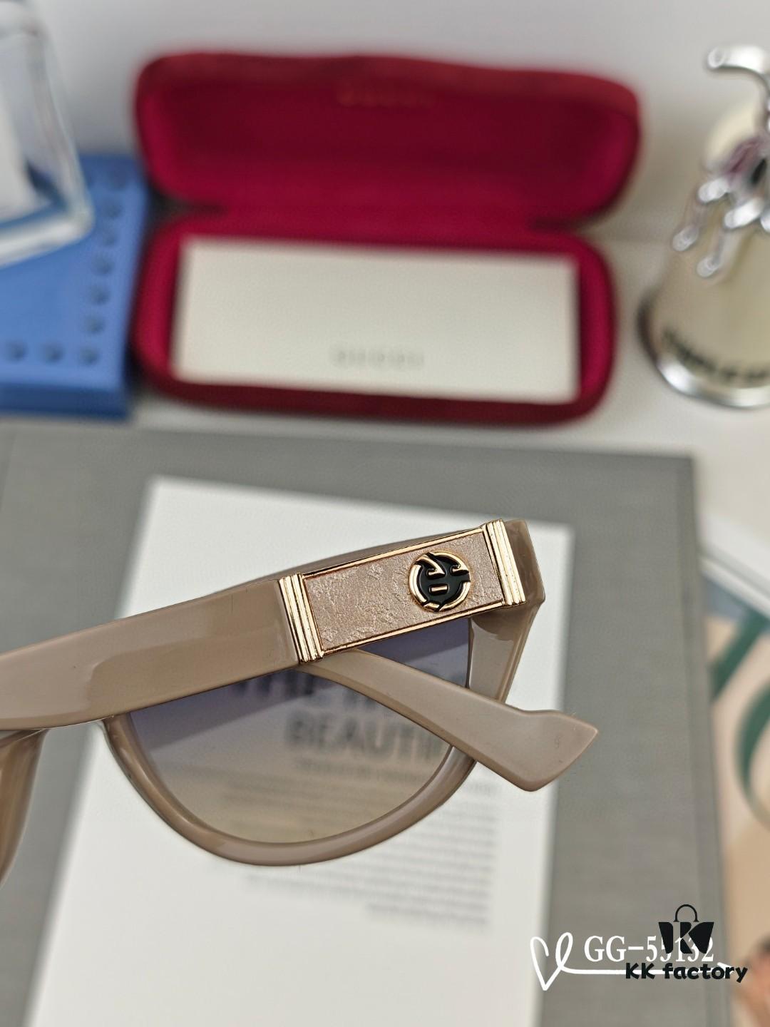 GUCCI Italy - Polarized TR Lightweight Sunglasses with High-Definition Resin Lenses, Model 55132, Size 57-16-148