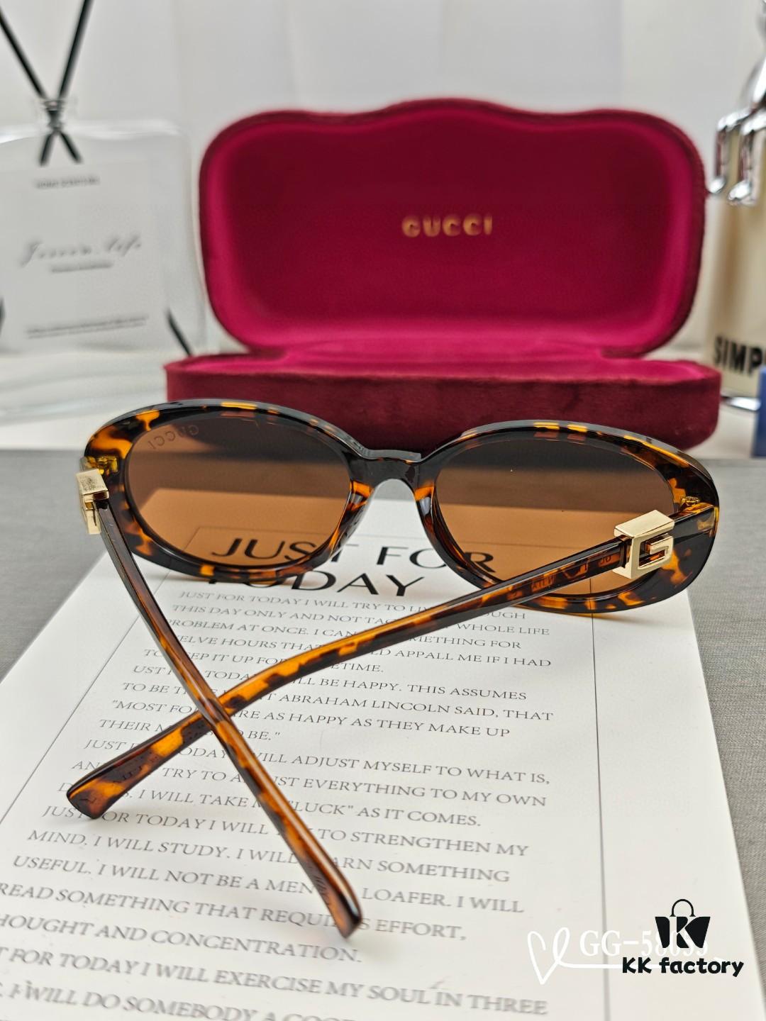 GUCCI Italy - Polarized HD Resin Lenses, Lightweight TR Frame Sunglasses, Model: 58053, Size: 57-16-148