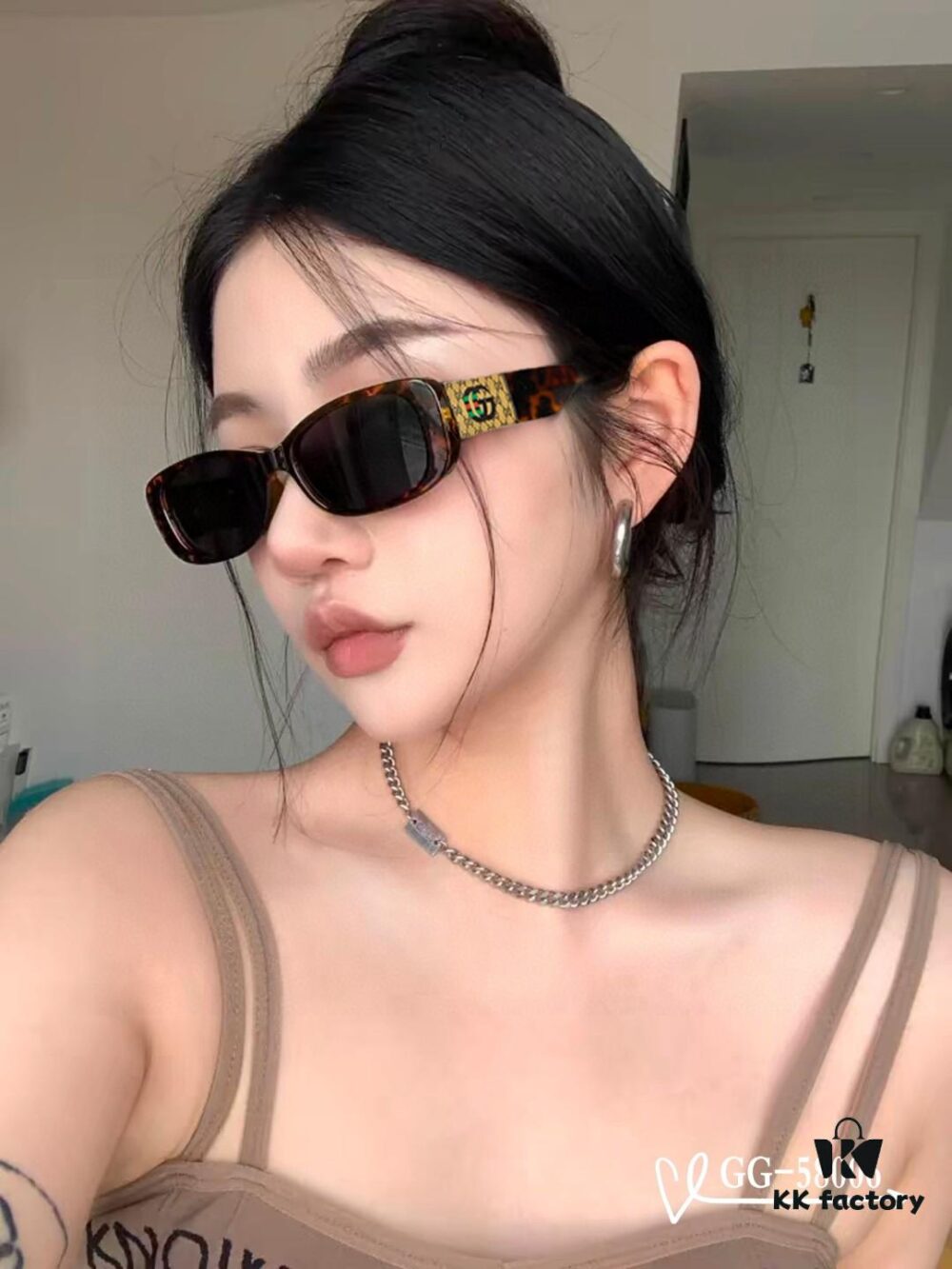 GUCCI Italy - Polarized TR Lightweight Sunglasses with High-Definition Resin Lenses, Model 58006, Size 57-16-148