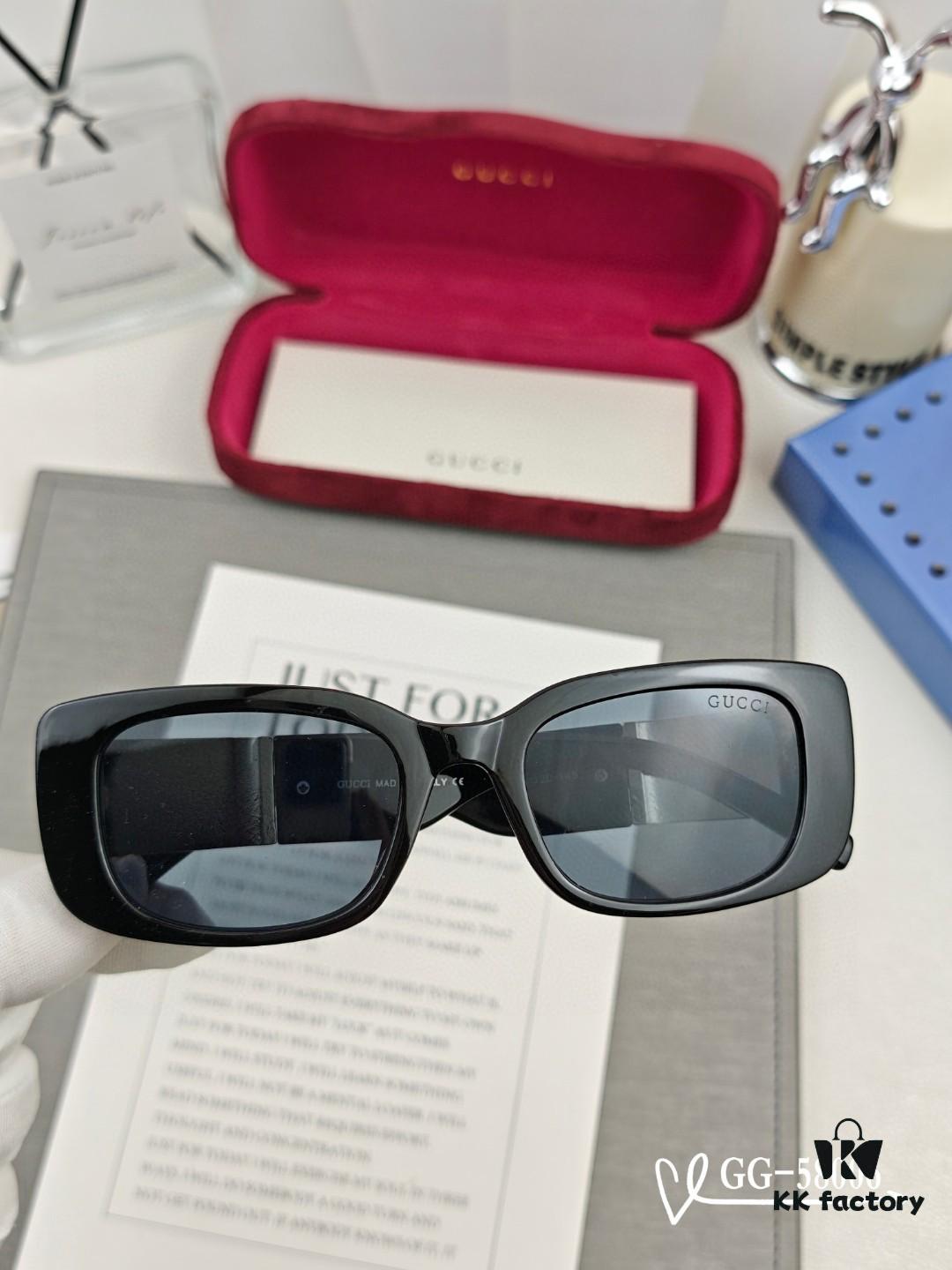 GUCCI Italy - Polarized TR Lightweight Sunglasses with High-Definition Resin Lenses, Model 58006, Size 57-16-148