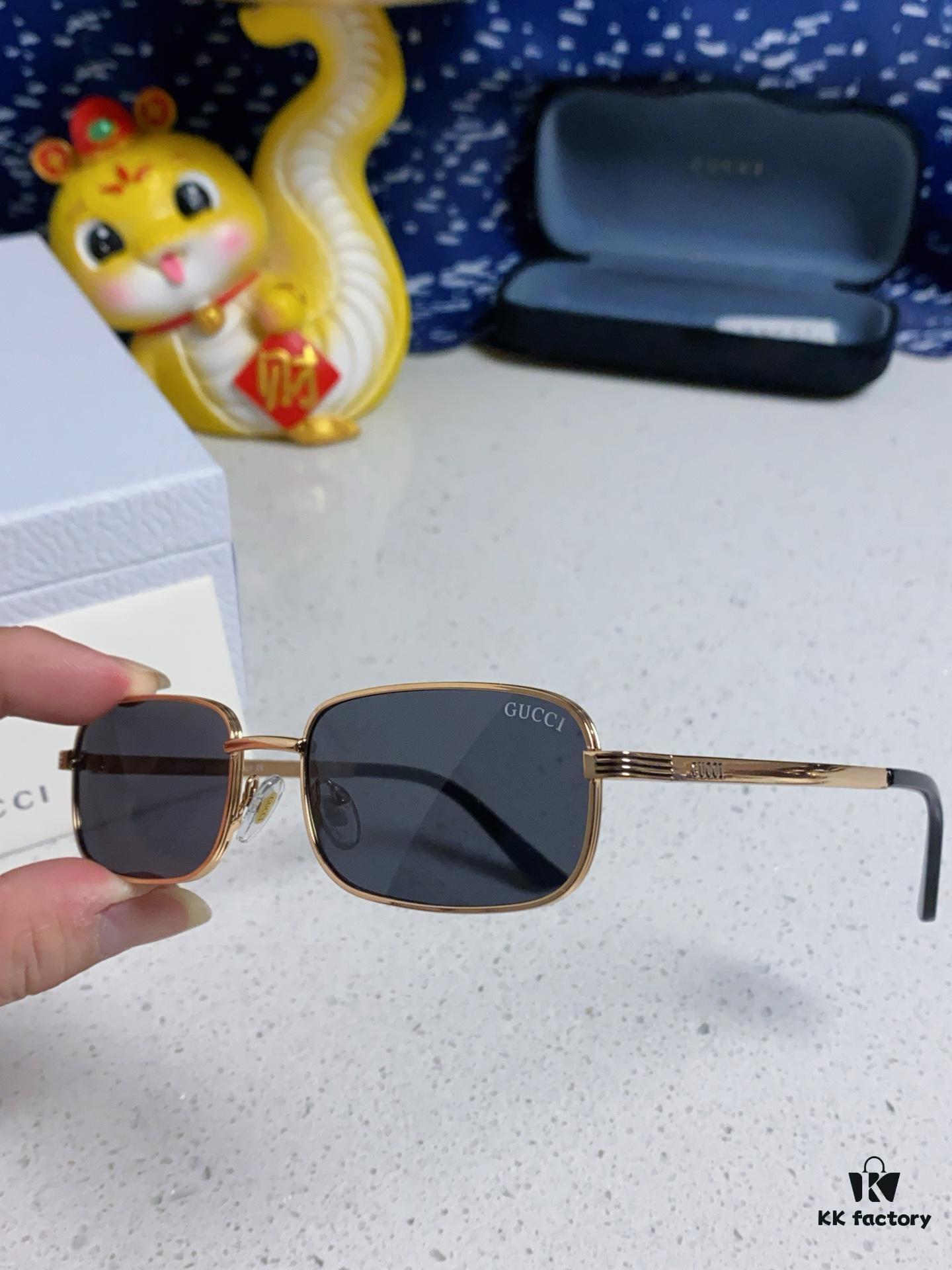 Gucci 2025 New Unisex Cat-Eye Sunglasses, Stylish Plastic and Metal Fashion Shades, GG1457S