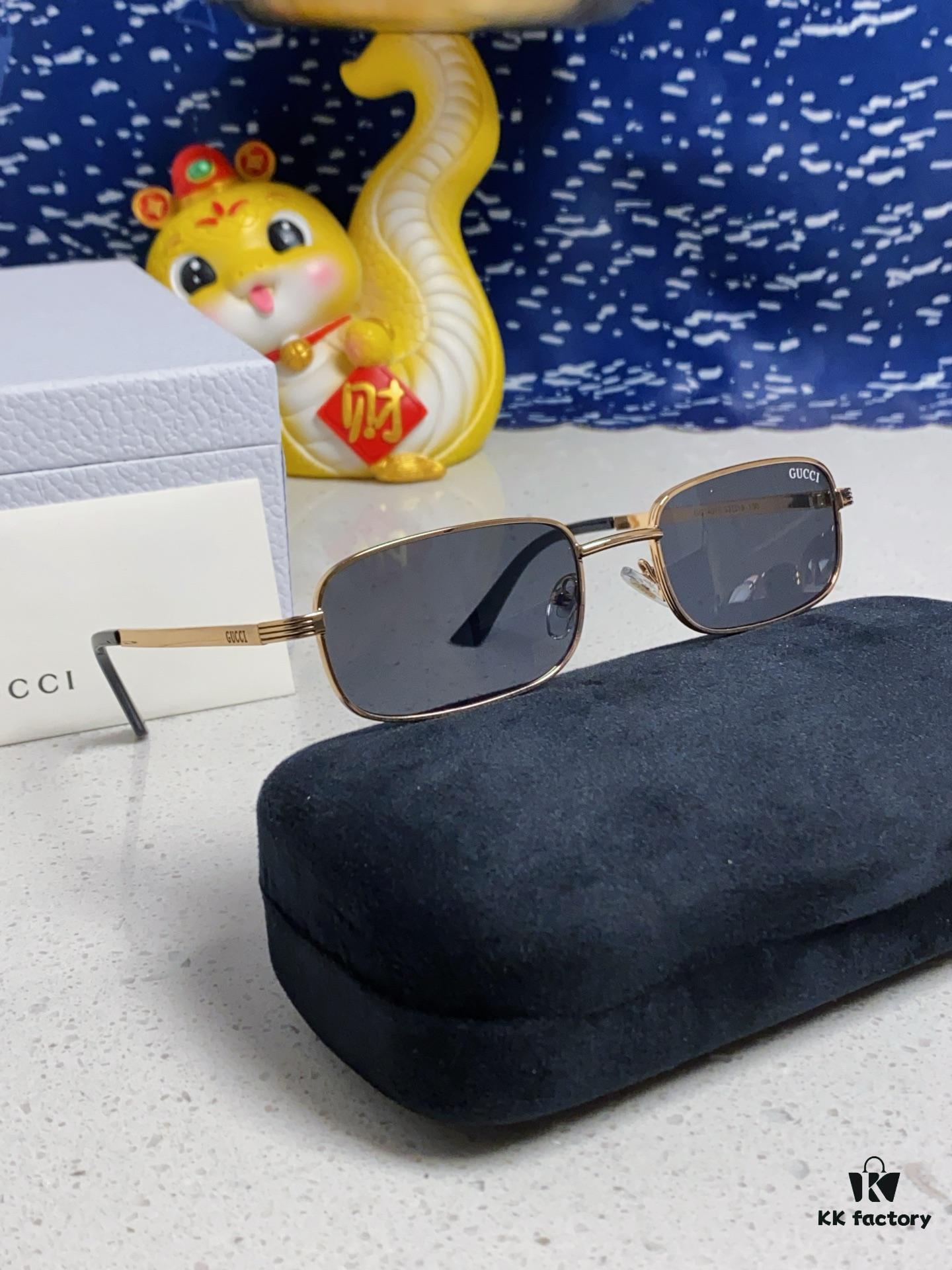 Gucci 2025 New Unisex Cat-Eye Sunglasses, Stylish Plastic and Metal Fashion Shades, GG1457S