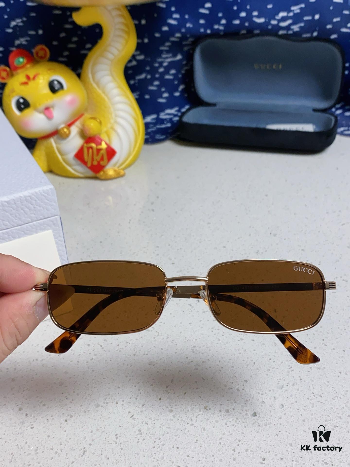 Gucci 2025 New Unisex Cat-Eye Sunglasses, Stylish Plastic and Metal Fashion Sunglasses GG1457S