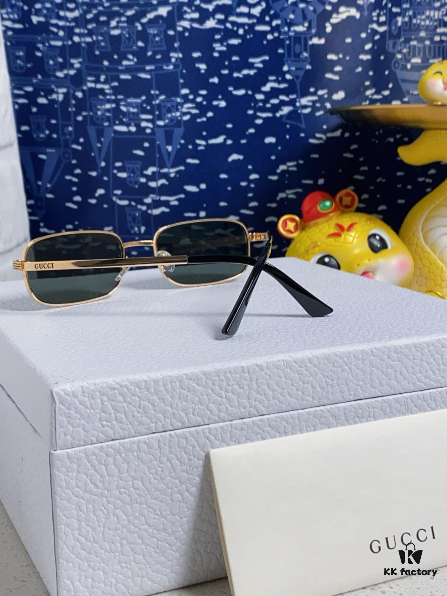 Gucci 2025 New Unisex Cat-Eye Sunglasses, Stylish Plastic and Metal Fashion Sunglasses GG1457S