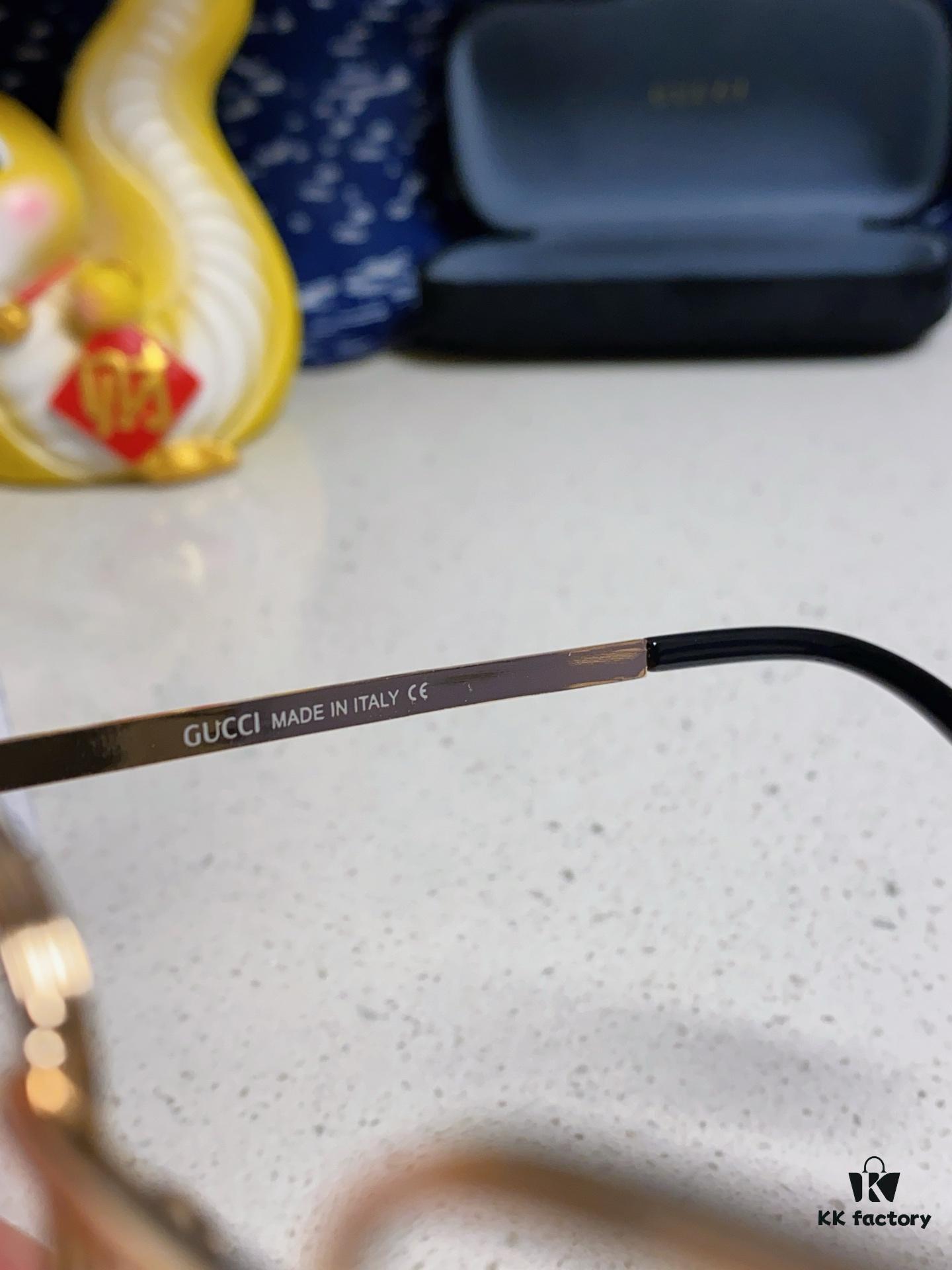 Gucci 2025 New Unisex Cat-Eye Sunglasses, Stylish Plastic and Metal Fashion Sunglasses GG1457S