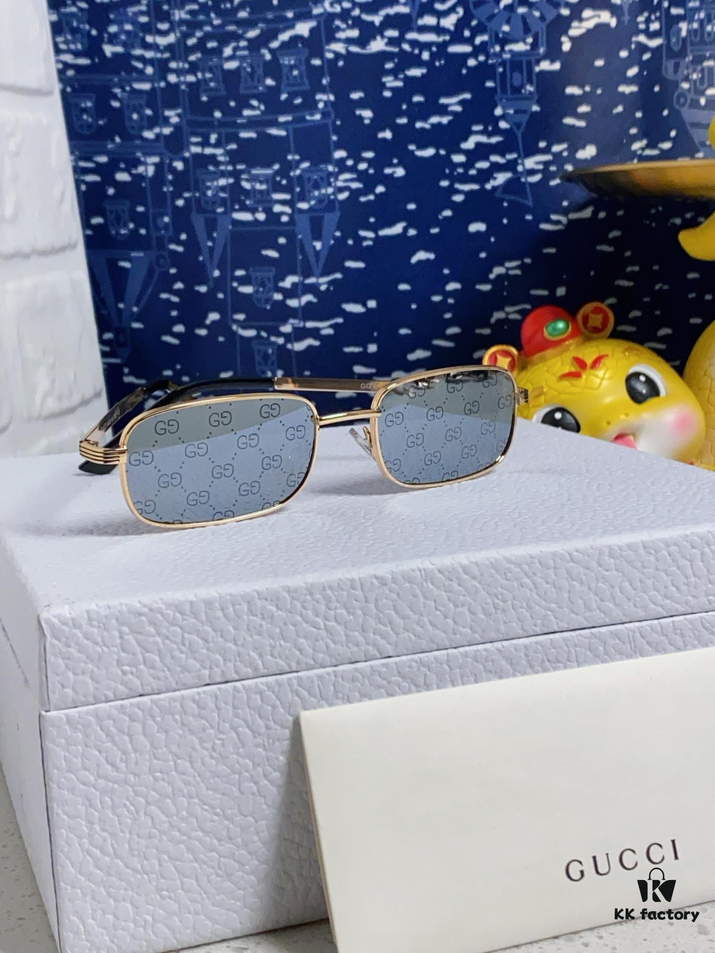 Gucci 2025 New Unisex Cat-Eye Sunglasses Luxurious Style Plastic and Metal Fashion Sunglasses GG1457S