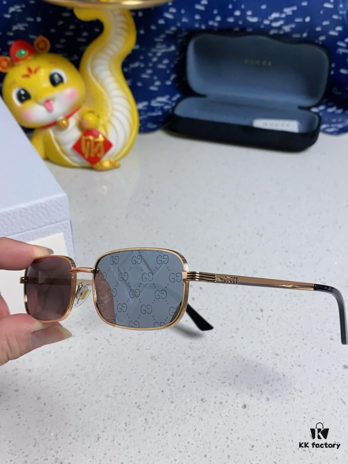 Gucci 2025 New Unisex Cat-Eye Sunglasses Luxurious Style Plastic and Metal Fashion Sunglasses GG1457S