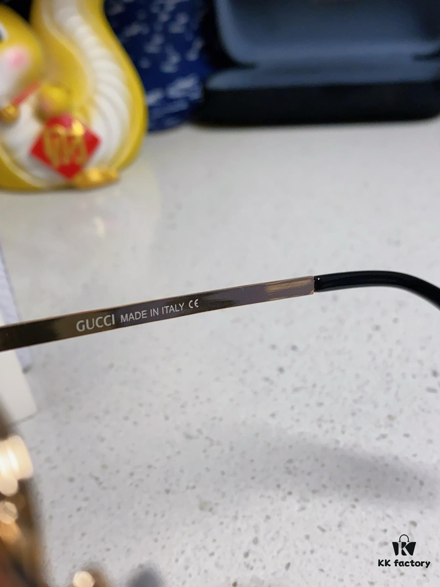 Gucci 2025 New Unisex Cat-Eye Sunglasses Luxurious Style Plastic and Metal Fashion Sunglasses GG1457S