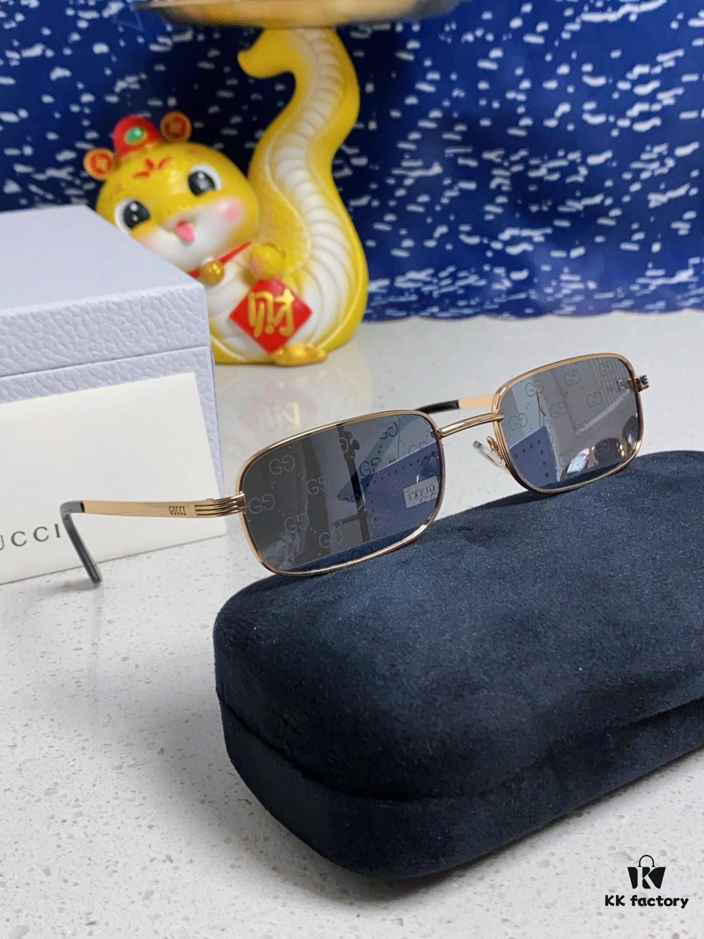 Gucci 2025 New Unisex Cat-Eye Sunglasses Luxurious Style Plastic and Metal Fashion Sunglasses GG1457S