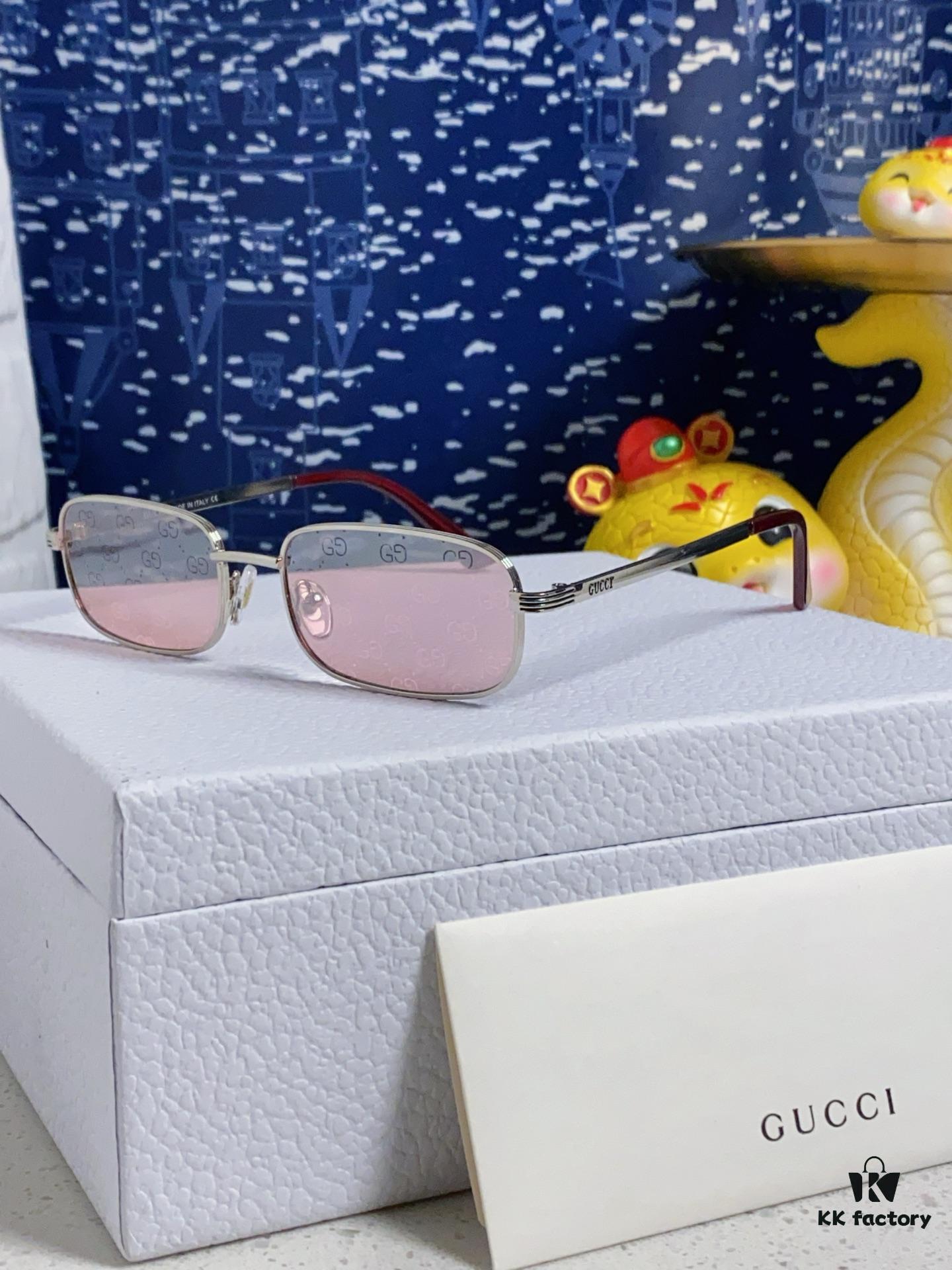 Gucci 2025 New Unisex Cat-Eye Sunglasses, Stylish Plastic and Metal Fashion Shades, Model GG1457S