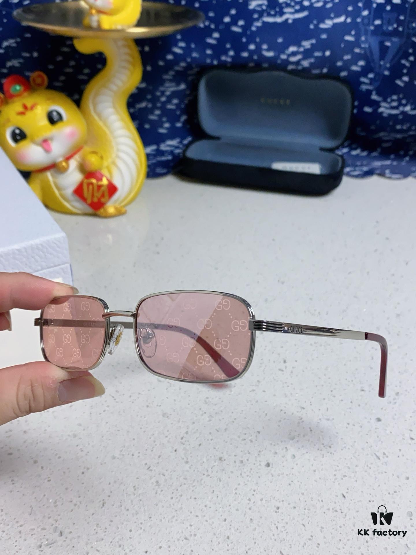 Gucci 2025 New Unisex Cat-Eye Sunglasses, Stylish Plastic and Metal Fashion Shades, Model GG1457S