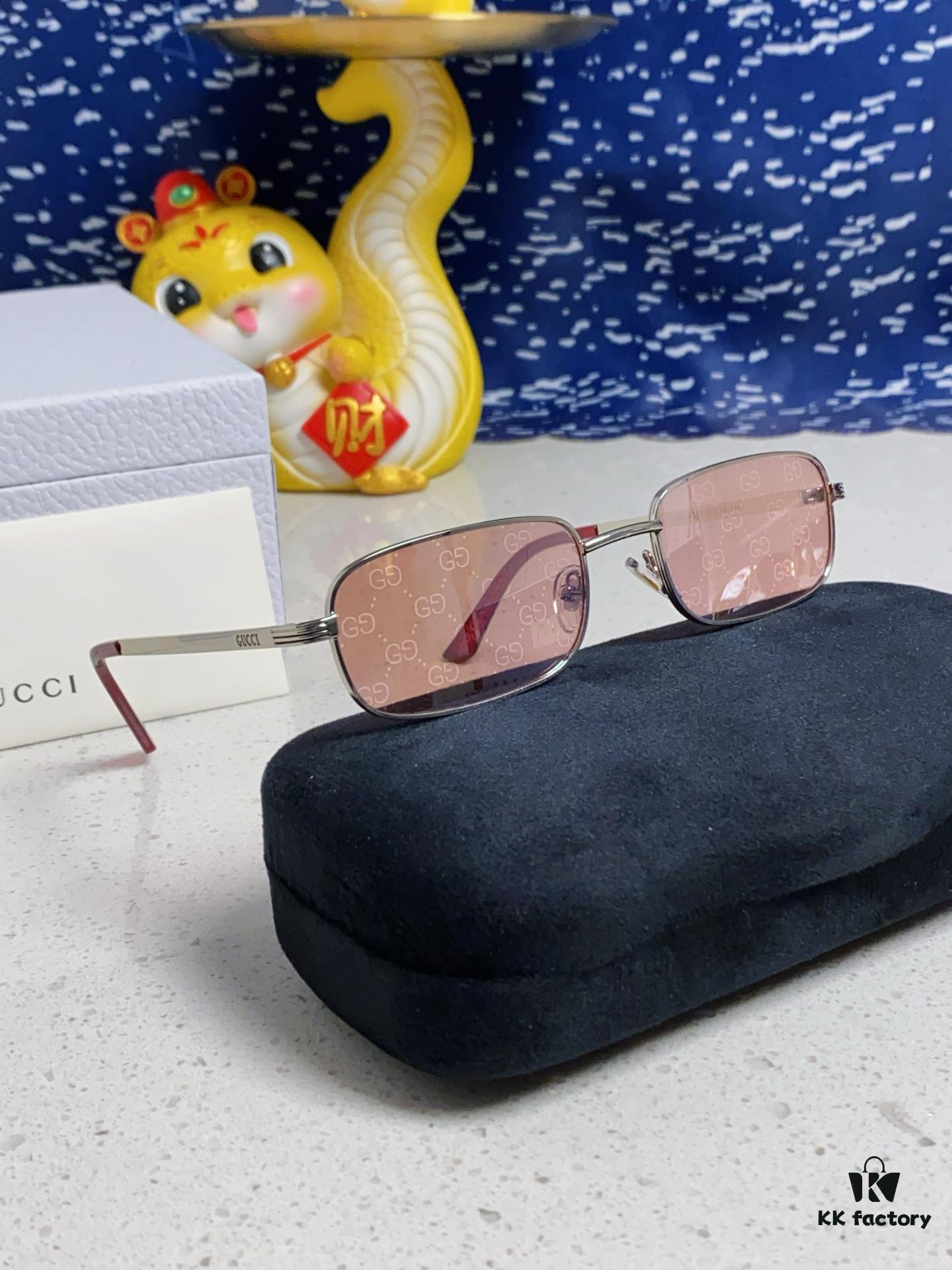 Gucci 2025 New Unisex Cat-Eye Sunglasses, Stylish Plastic and Metal Fashion Shades, Model GG1457S