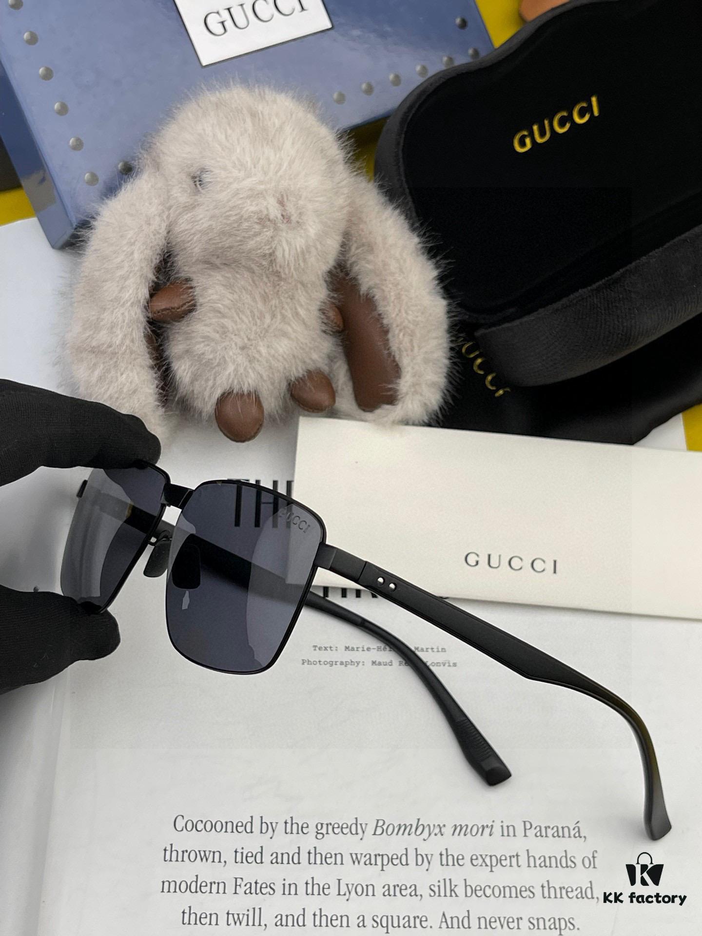 GUCCI Men's Colorful Pilot Polarized Sunglasses