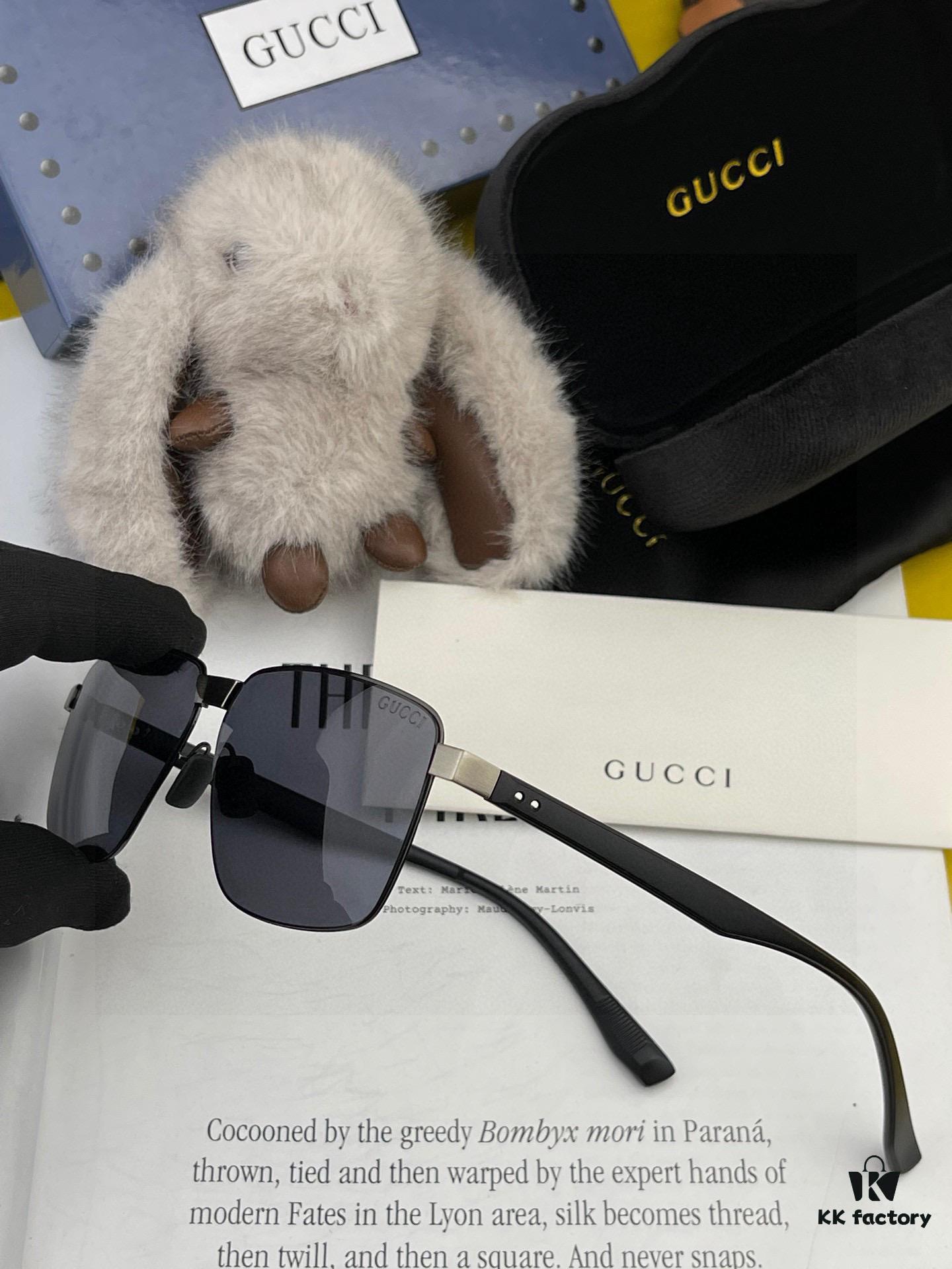 GUCCI Men's Colorful Pilot Polarized Sunglasses