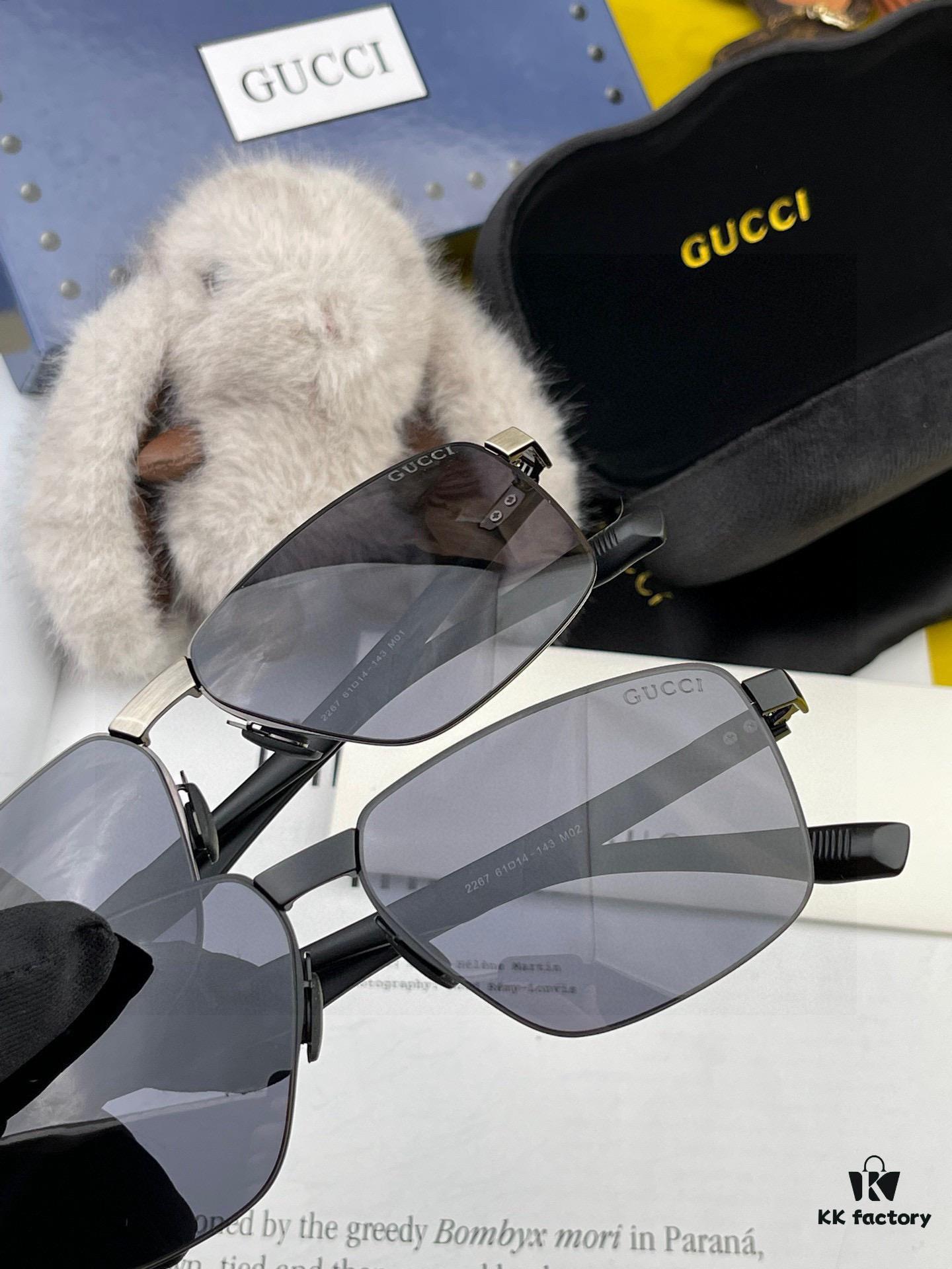 GUCCI Men's Colorful Pilot Polarized Sunglasses
