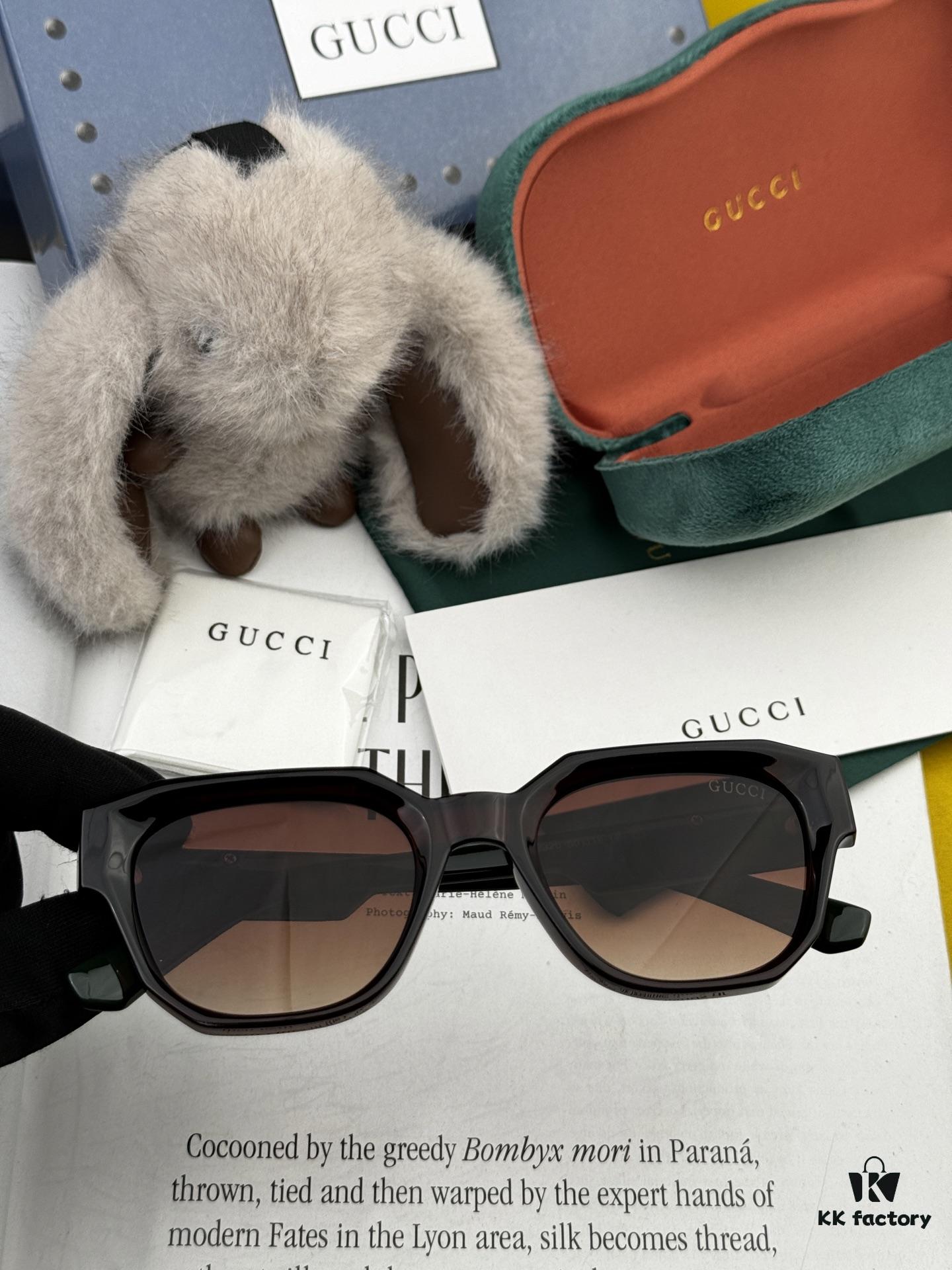 【GUCCI】2025 Spring New Arrival Trendy Fashion Square Sunglasses High Quality Comfortable Wear Influencer Style Shades Model: G0232