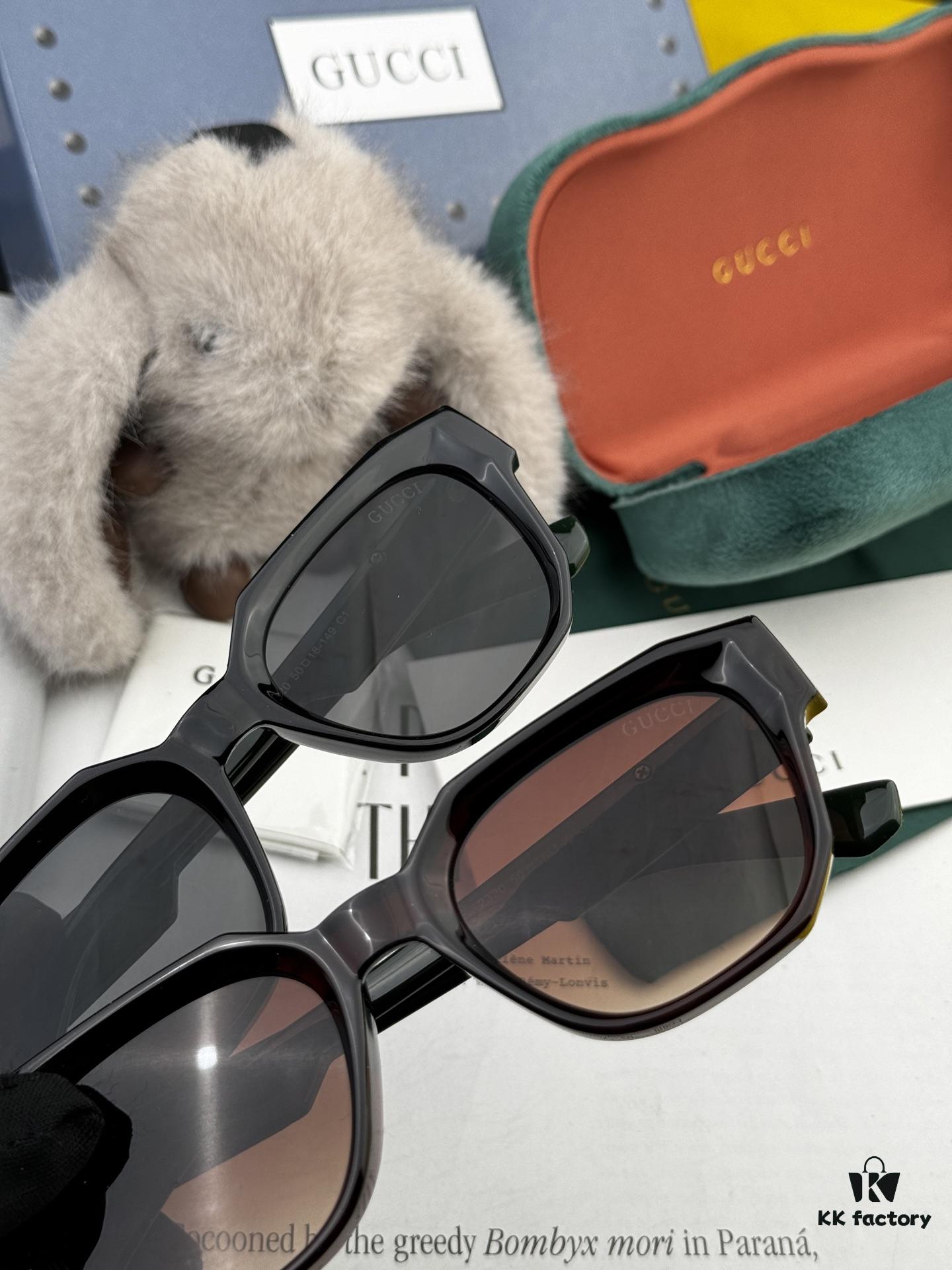 【GUCCI】2025 Spring New Arrival Trendy Fashion Square Sunglasses High Quality Comfortable Wear Influencer Style Shades Model: G0232