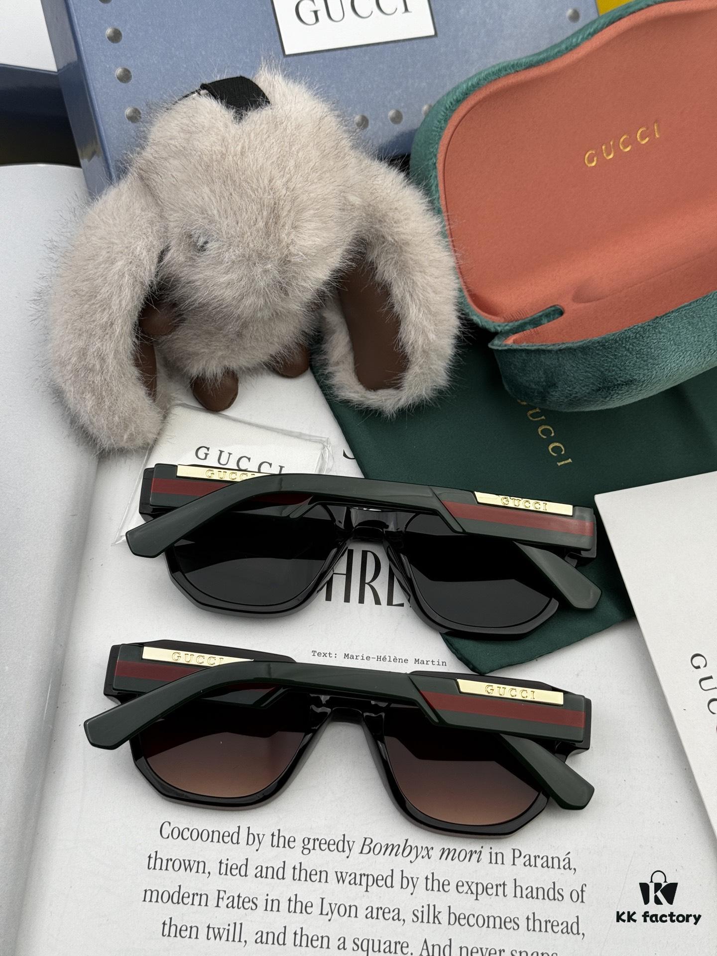 【GUCCI】2025 Spring New Arrival Trendy Fashion Square Sunglasses High Quality Comfortable Wear Influencer Style Shades Model: G0232