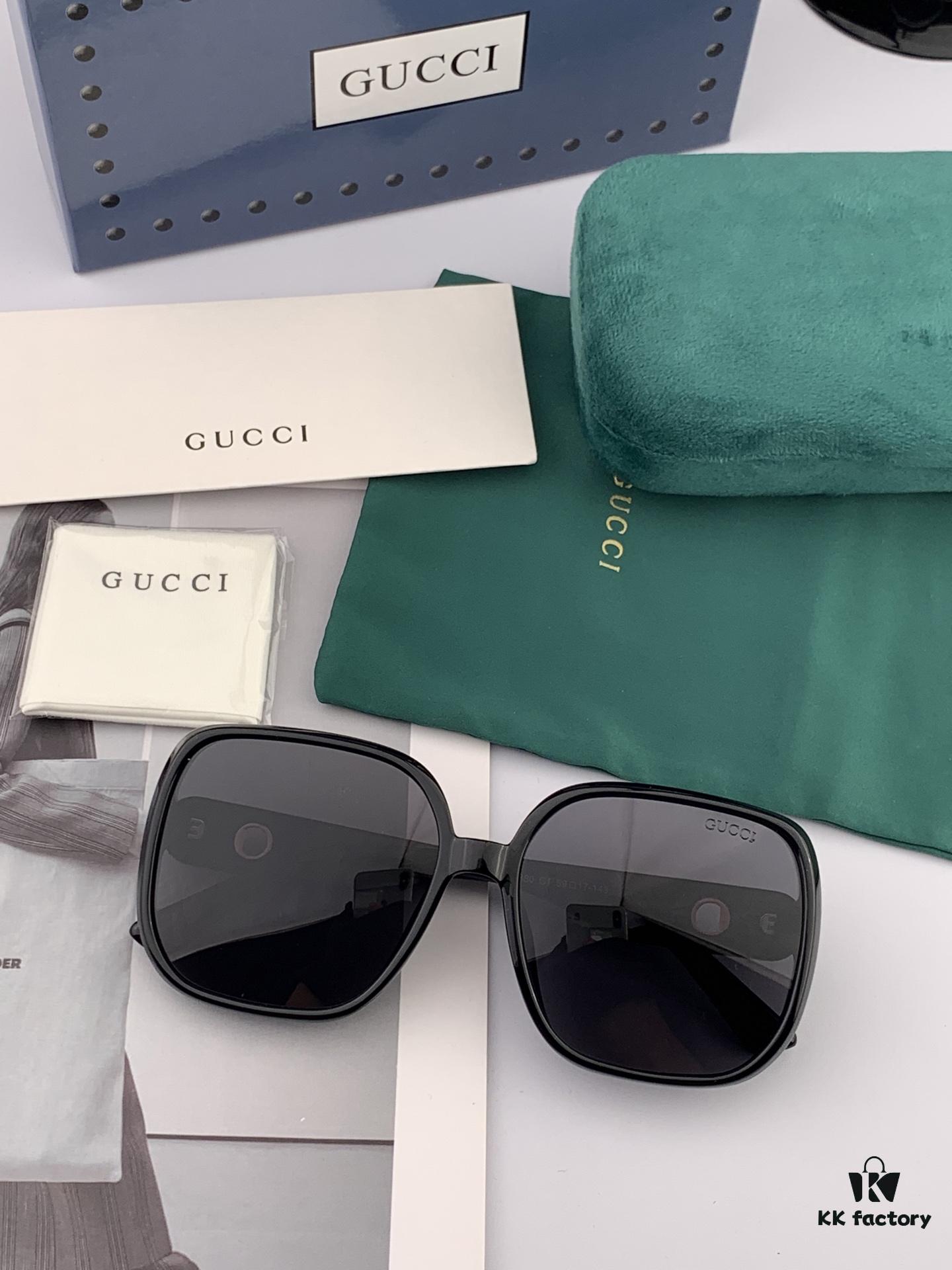 GUCCI GG Round Frame Sunglasses, Perfect Quality, Unique Design, Unisex Style, Suitable for All Face Shapes, Fashionable and Versatile, Couples' Sunglasses