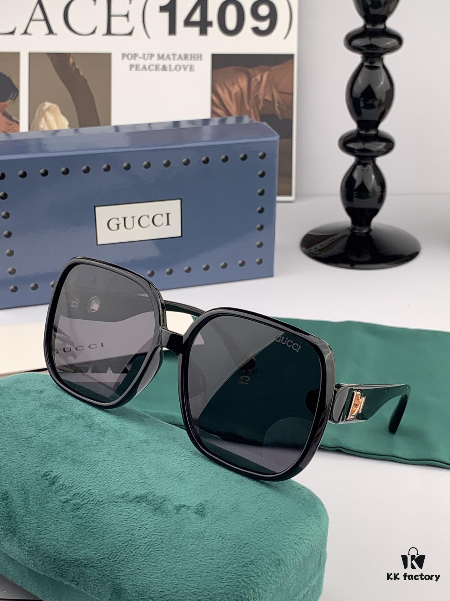 GUCCI GG Round Frame Sunglasses, Perfect Quality, Unique Design, Unisex Style, Suitable for All Face Shapes, Fashionable and Versatile, Couples' Sunglasses