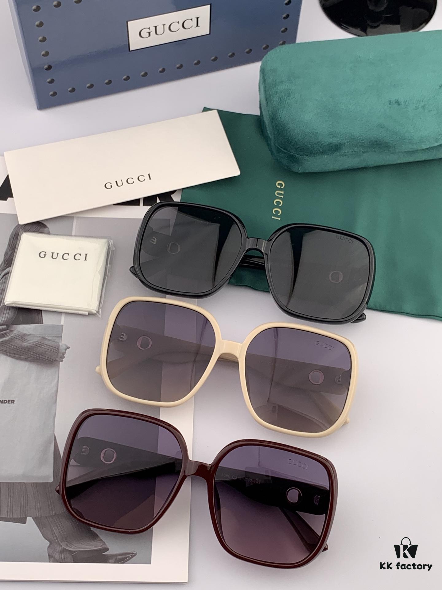 GUCCI GG Round Frame Sunglasses, Perfect Quality, Unique Design, Unisex Style, Suitable for All Face Shapes, Fashionable and Versatile, Couples' Sunglasses