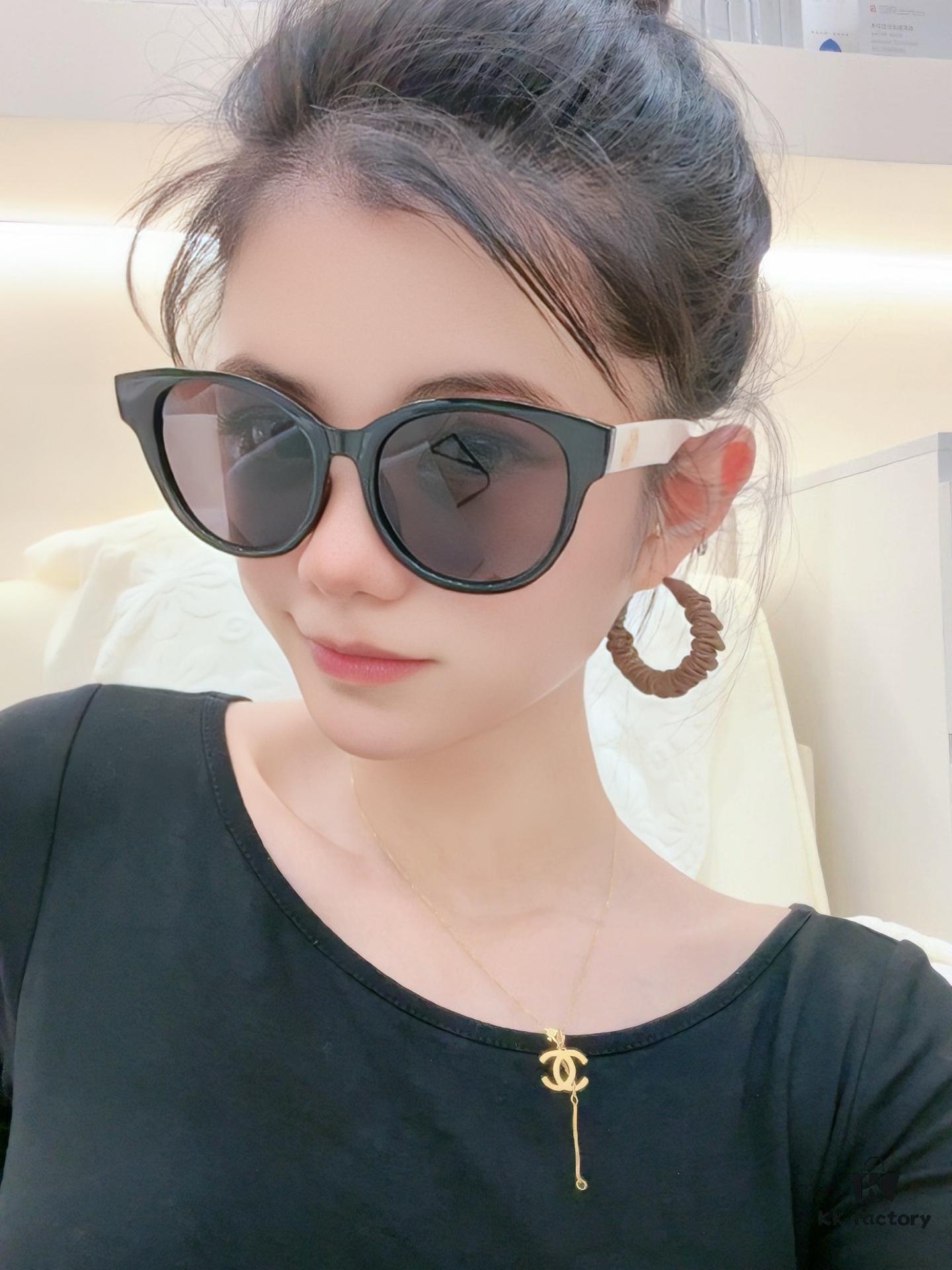 【GUCCI】2025 Spring New Arrival Trendy Fashion Round Frame Sunglasses High Quality Comfortable Fit Influencer Style Shades Model: G5601