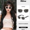 GUCCI - Polarized Sunglasses 2025 Spring New Arrival Trendy Fashion Small Frame Polarized Sunglasses High-Quality Comfortable Wear Influencer Style Sunglasses for Women HD Polarized Lens
