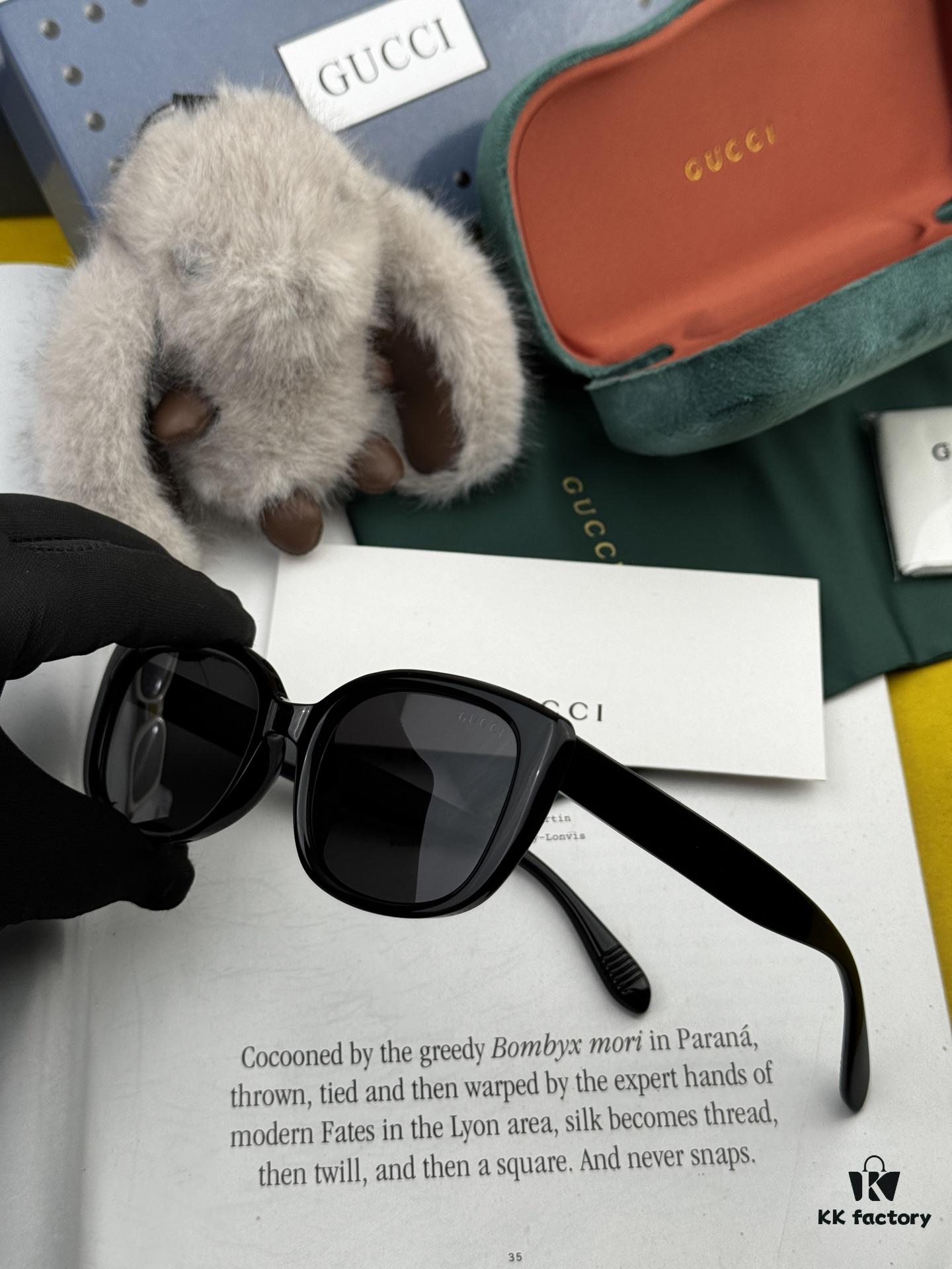 GUCCI - Polarized Sunglasses 2025 Spring New Arrival Trendy Fashion Small Frame Polarized Sunglasses High-Quality Comfortable Wear Influencer Style Sunglasses for Women HD Polarized Lens