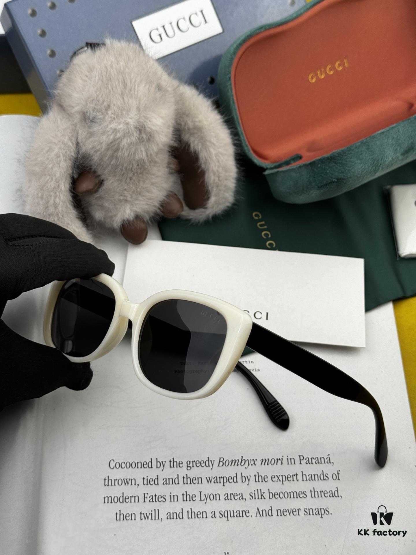 GUCCI - Polarized Sunglasses 2025 Spring New Arrival Trendy Fashion Small Frame Polarized Sunglasses High-Quality Comfortable Wear Influencer Style Sunglasses for Women HD Polarized Lens