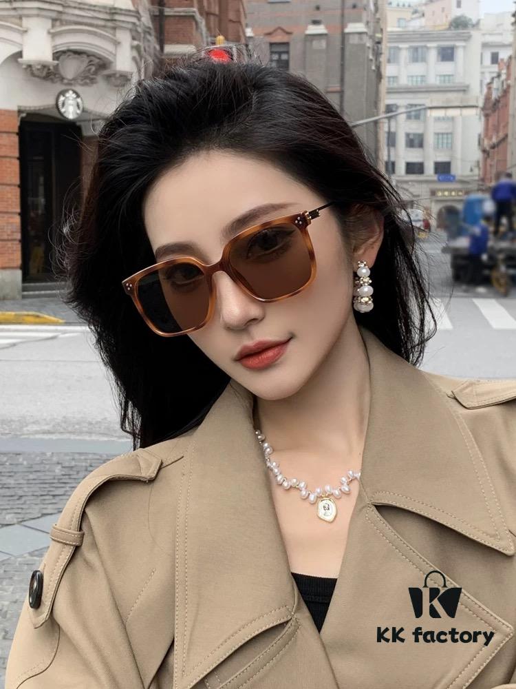GUCCI 2025 Spring New Arrival Trendy Fashion Square Polarized Sunglasses High-Quality Comfortable Wearable Influencer Style Nylon Polarized Sunglasses for Women 🕶️ High-Quality TR Frame Model: G7108
