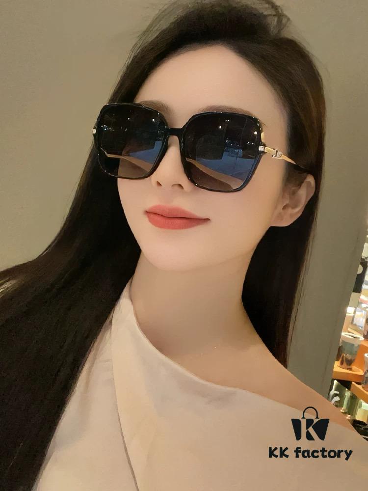 GUCCI 2025 Spring New Arrival Trendy Fashion Round Frame Polarized Sunglasses High-Quality Lightweight TR Frame Women's HD Thickened Polarized Sunglasses
