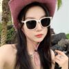 GUCCI - Polarized Sunglasses 2025 Spring New Arrival Trendy High-Quality Round Frame Polarized Sunglasses Comfortable Wear Fashion Influencer Style Women's HD Polarized Sunglasses 🕶️ High-Quality TR Frame Model: G963