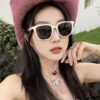GUCCI - Polarized Sunglasses 2025 Spring New Arrival Trendy High-Quality Round Frame Polarized Sunglasses Comfortable Wear Fashion Influencer Style Women's HD Polarized Sunglasses 🕶️ High-Quality TR Frame Model: G963