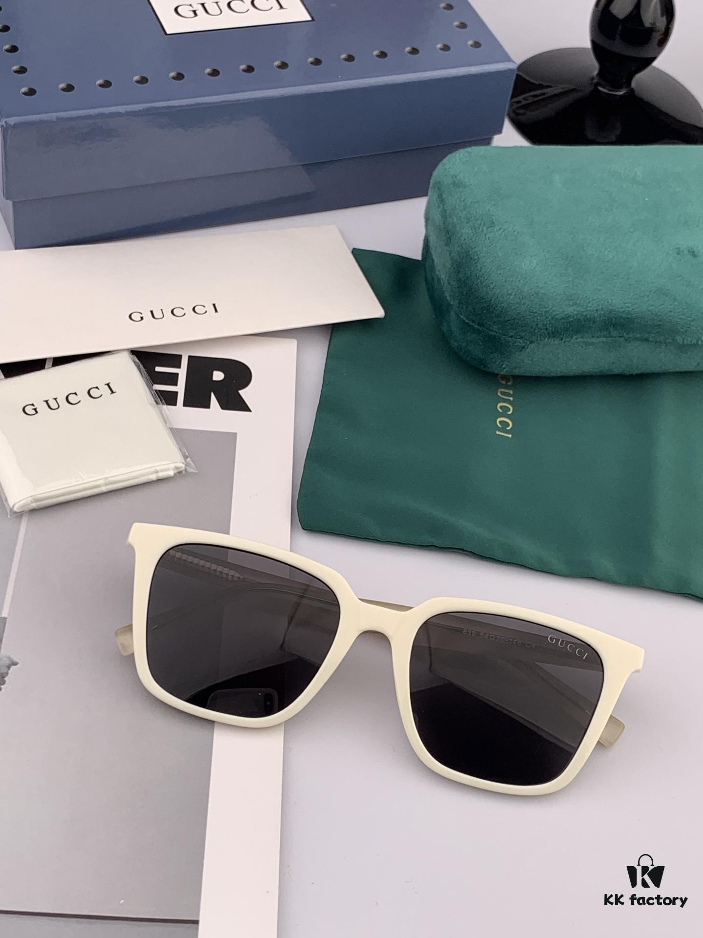 GUCCI - Polarized Sunglasses 2025 Spring New Arrival Trendy High-Quality Round Frame Polarized Sunglasses Comfortable Wear Fashion Influencer Style Women's HD Polarized Sunglasses 🕶️ High-Quality TR Frame Model: G963