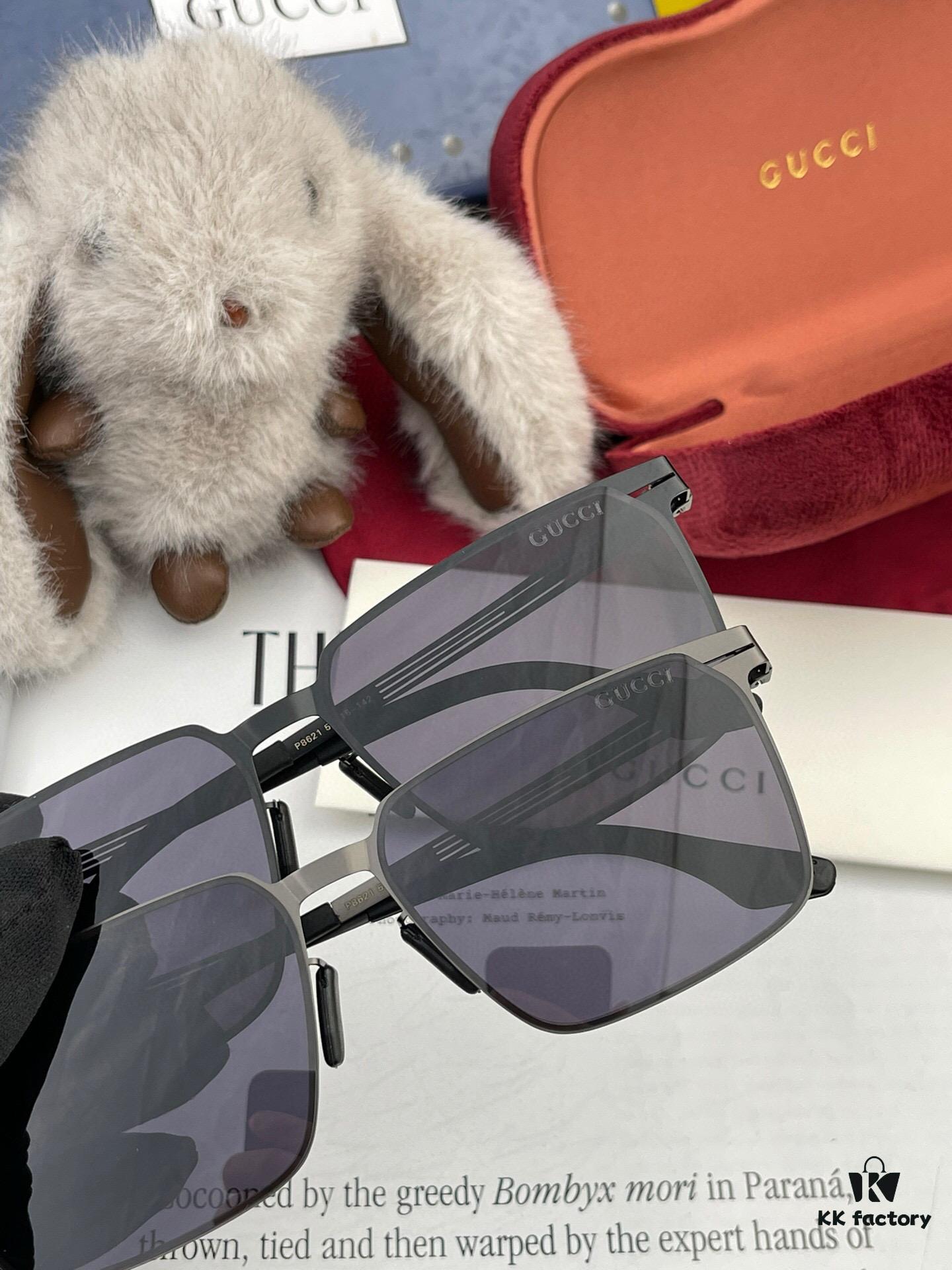 GUCCI 2025 New Unisex Polygonal Sunglasses Model 1862