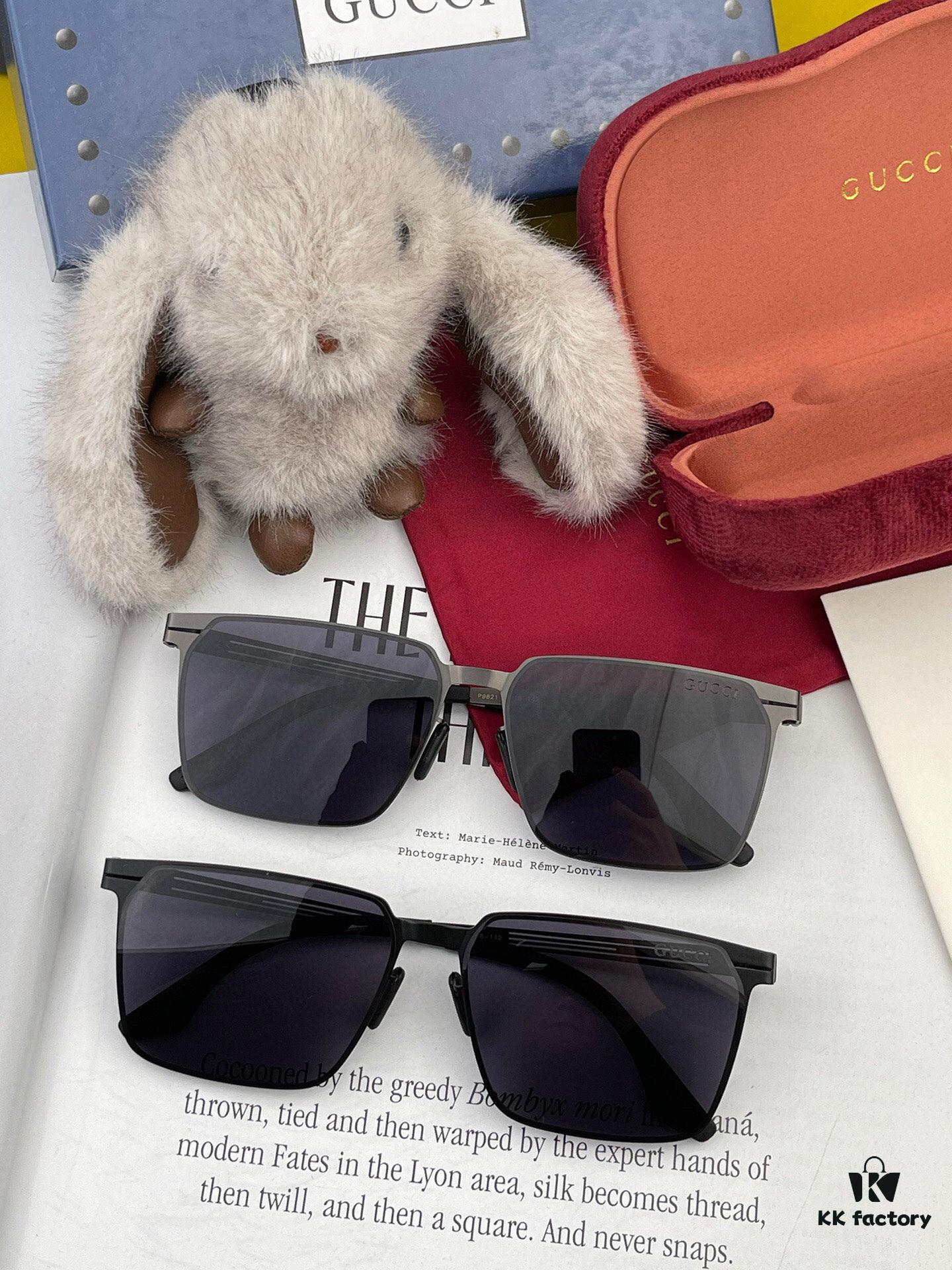 GUCCI 2025 New Unisex Polygonal Sunglasses Model 1862