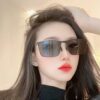 GUCCI 2025 New Unisex Polygonal Sunglasses G5733, Electroplated Finish, Never Fades, Ultra-Lightweight and Highly Elastic, Screw-Free Design, Unbreakable Frame, High-Definition Nylon Lenses, Exquisite Craftsmanship, Original Materials, Stylish and Versatile