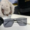 GUCCI 2025 New Unisex Polygonal Sunglasses G5733, Electroplated Finish, Never Fades, Ultra-Lightweight and Highly Elastic, Screw-Free Design, Unbreakable Frame, High-Definition Nylon Lenses, Exquisite Craftsmanship, Original Materials, Stylish and Versatile