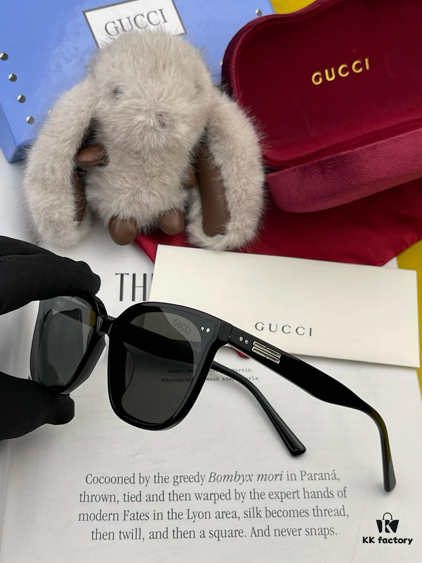 GUCCI 2025 Spring New One-Piece Sunglasses, Small Frame Unisex Sunglasses